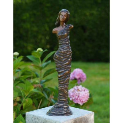 Décoration Statuette bronze personnage Femme moderne -AN1815BR-DB
