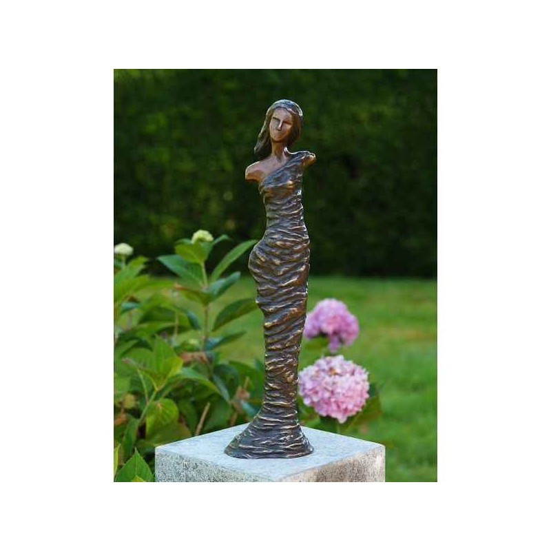 Décoration Statuette bronze personnage Femme moderne -AN1815BR-DB