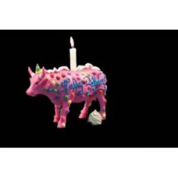 Animaux de la ferme Figurine Vache 21cm happy birthday Art in the City 84119