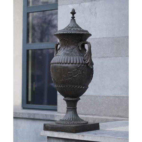 Décoration Statuette bronze personnage Vase "esprit" -B305