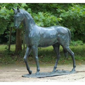 Sculpture bronze grand cheval  -B674