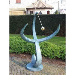Décors Animaux en Bronze Cadran solaire "wave" -GA0387BR-V
