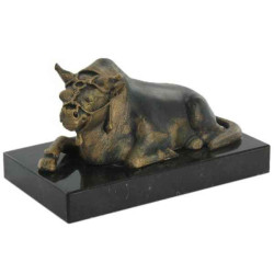 Animaux sauvage Buffle chinois couché statuette musée RMNGP -RK007965