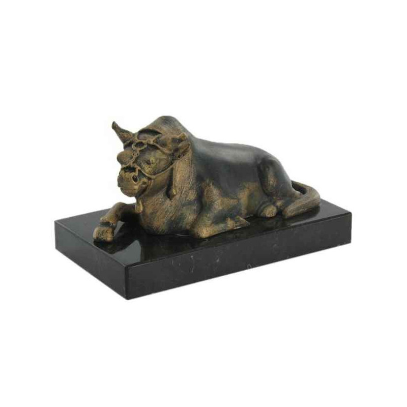 Animaux sauvage Buffle chinois couché statuette musée RMNGP -RK007965