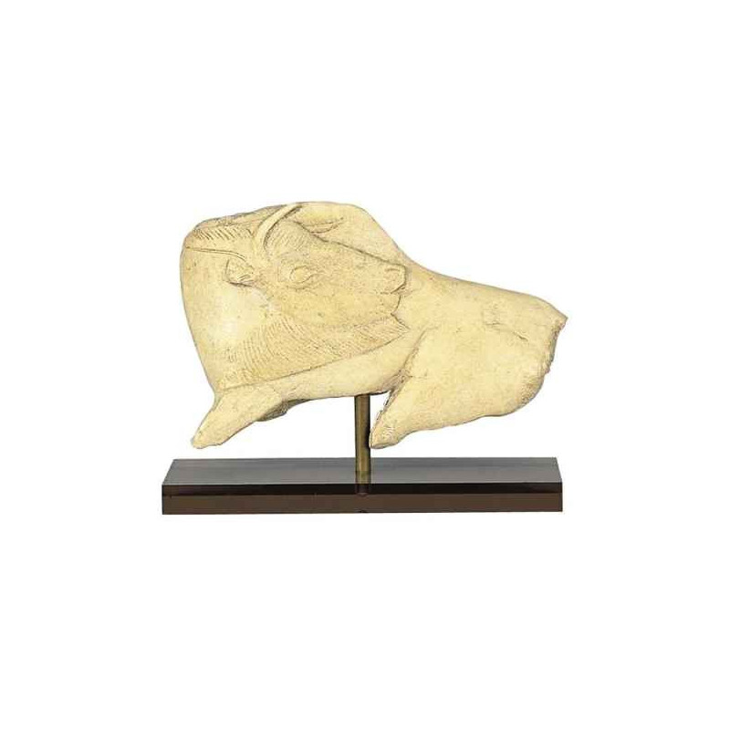 Animaux sauvage Bison se léchant statuette musée RMNGP -RF004001