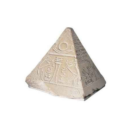 Décoration Statue résine Pyramidion de bennebensekhauef statuette musée RMNGP -RE000156