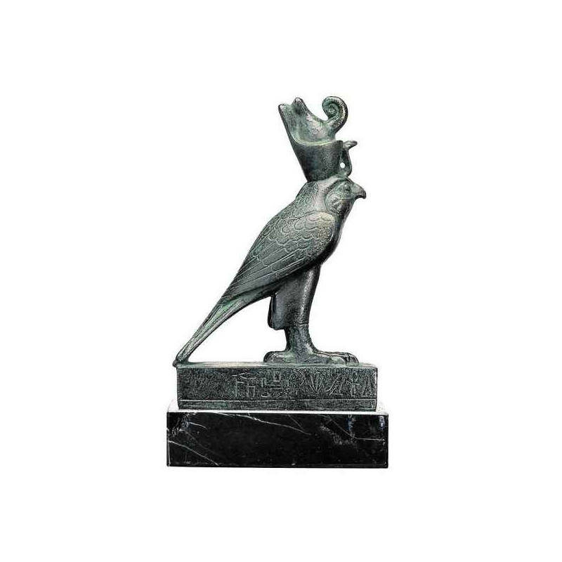 Décoration Statue résine Faucon horus statuette musée RMNGP -RE000099