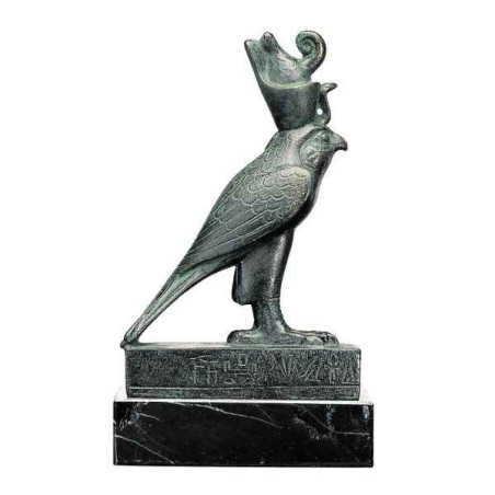 Décoration Statue résine Faucon horus statuette musée RMNGP -RE000099