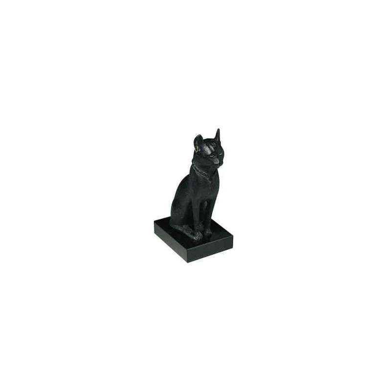 Animaux-Bois-Animaux-Bronzes.com propose Chatte de la déesse bastet dite bastet aux boucles d'oreilles statuette musée RMNGP -RE