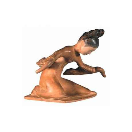 Décoration Statue résine Danseuse chinoise droite statuette musée RMNGP -RK007973