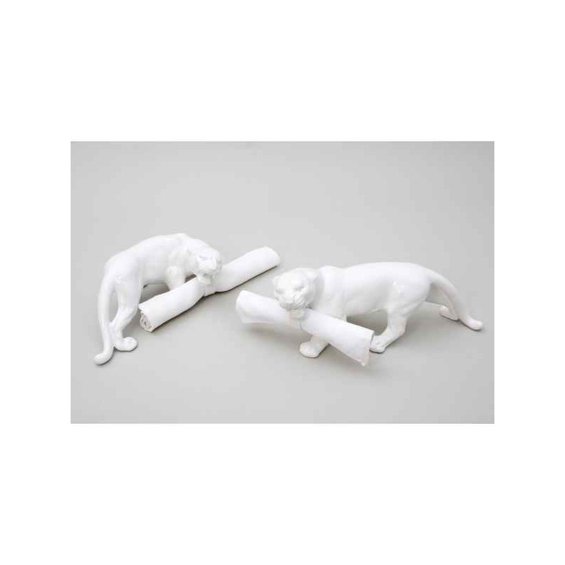 Animaux sauvage Set 2 ronds de serviette leopards Piselli Projects -Set Leo