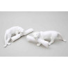 Animaux sauvage Set 2 ronds de serviette leopards Piselli Projects -Set Leo
