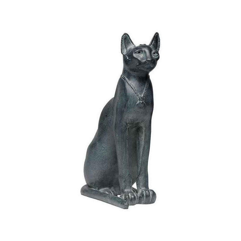 Animaux-Bois-Animaux-Bronzes.com propose Chatte de la déesse bastet ou Chat au collier statuette musée RMNGP -RE000006