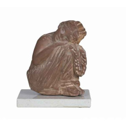 Décoration Statue résine Tanagra fillette endormie statuette musée RMNGP -RB002145