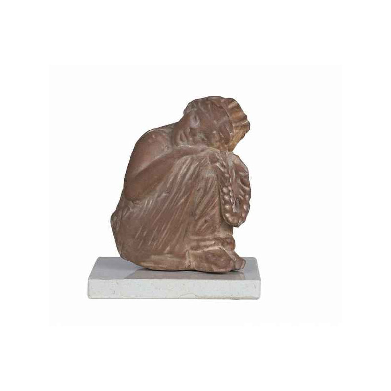 Décoration Statue résine Tanagra fillette endormie statuette musée RMNGP -RB002145