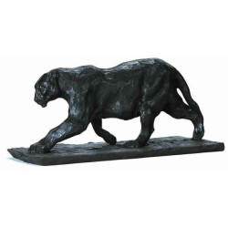 Décors Animaux résine Panthère marchant statuette musée RMNGP -RF005988