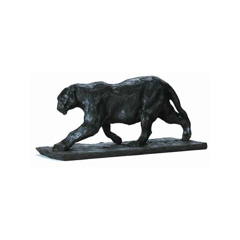Décors Animaux résine Panthère marchant statuette musée RMNGP -RF005988