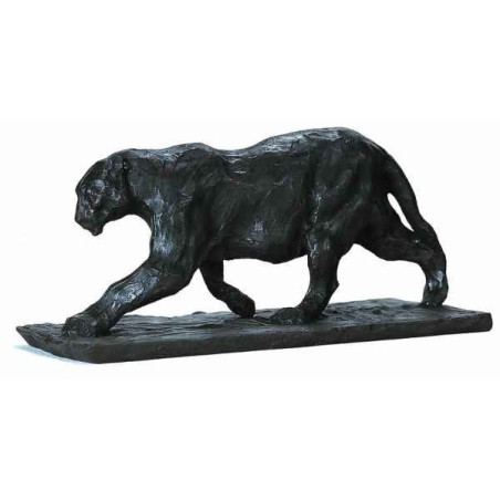 Décors Animaux résine Panthère marchant statuette musée RMNGP -RF005988