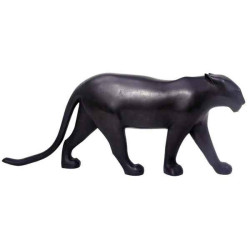 Décors Animaux résine Panthère noire Pompon statuette musée RMNGP -RF006151