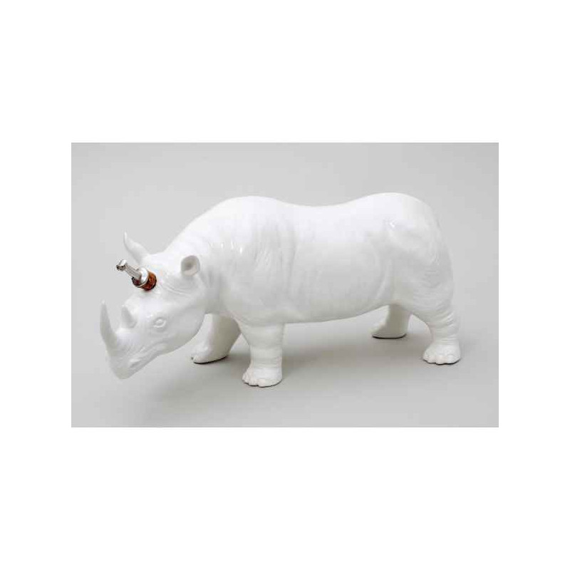 Animaux sauvage Bouteille de vinaigre rhino Piselli Projects