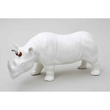 Animaux sauvage Bouteille de vinaigre rhino Piselli Projects