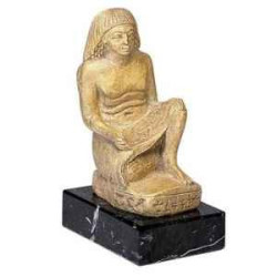 Décoration Statue résine Scribe nakhtsebek statuette musée RMNGP -RE000187