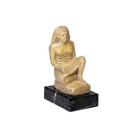 Décoration Statue résine Scribe nakhtsebek statuette musée RMNGP -RE000187