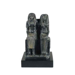 Décoration Statue résine Couple assis statuette musée RMNGP -RE000051