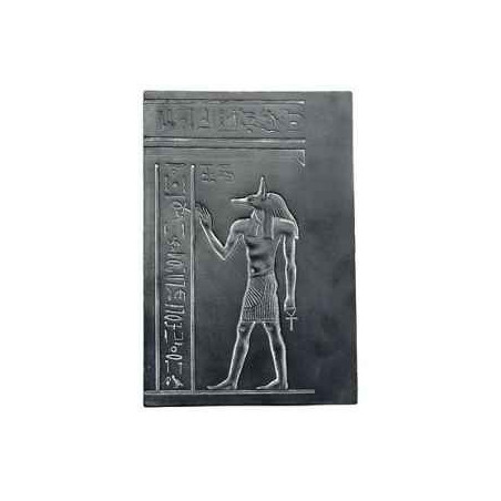 Décoration Statue résine Anubis tendant le signe de vie statuette musée RMNGP -RE000018