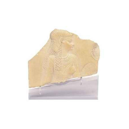 Décoration Statue résine Fragment de stèle figurant une déesse statuette musée RMNGP -RE000069