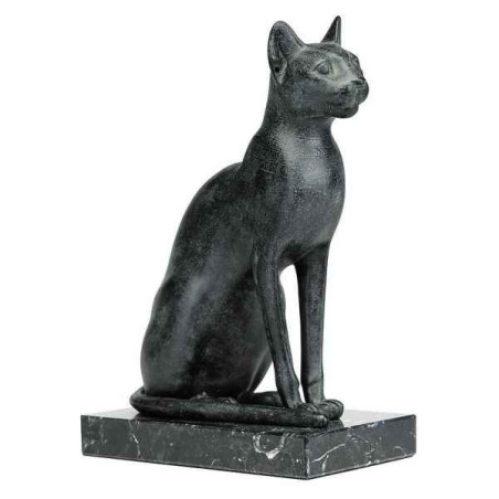 Animaux-Bois-Animaux-Bronzes.com propose Chatte de la déesse bastet statuette musée RMNGP -RE000037