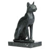Animaux-Bois-Animaux-Bronzes.com propose Chatte de la déesse bastet statuette musée RMNGP -RE000037