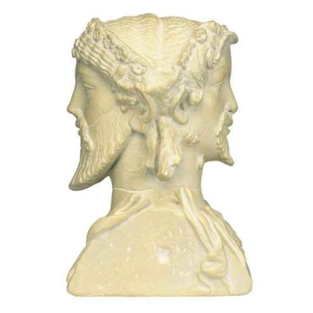 Décoration Statue résine Double tête d'hermès statuette musée RMNGP -RG003554