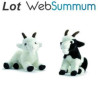 Peluche chèvre lot de 2   LWS  338