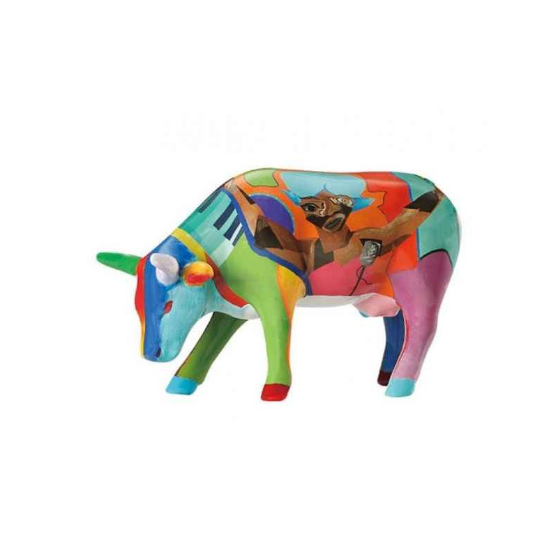 Animaux de la ferme Vache bearden bovine CowParade céramique taille M