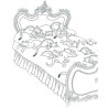 Animaux-Bois-Animaux-Bronzes.com propose Des Chats sur un lit de Dubout -DUB78