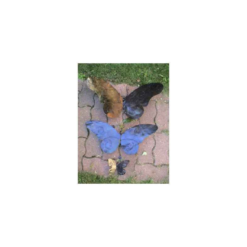 Grand Papillon pour mur en Métal Recyclé Terre Sauvage  -wb05