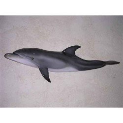 Animaux marins Grande sculpture relief Grand dauphin -GSR002