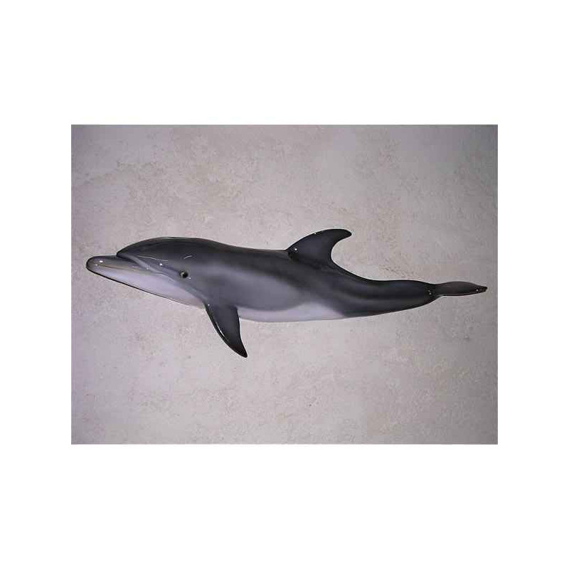 Animaux marins Grande sculpture relief Grand dauphin -GSR002