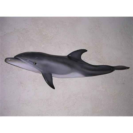 Animaux marins Grande sculpture relief Grand dauphin -GSR002