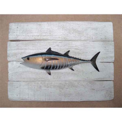 Animaux-Bois-Animaux-Bronzes propose Décors poisson des tropiques Thon rouge -CADR40