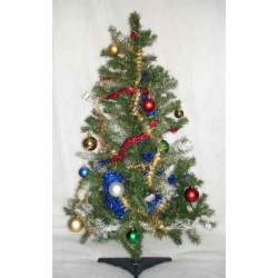 Décoration animaux Kit décors de Noël Petit Sapin de Noël décoré -KT1A