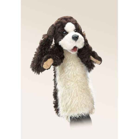 Marionnette Peluche Chien Folkmanis Cocker Epagneul Theatre -2836 