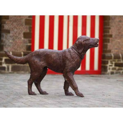 Statue en bronze labrador thermobrass -b726