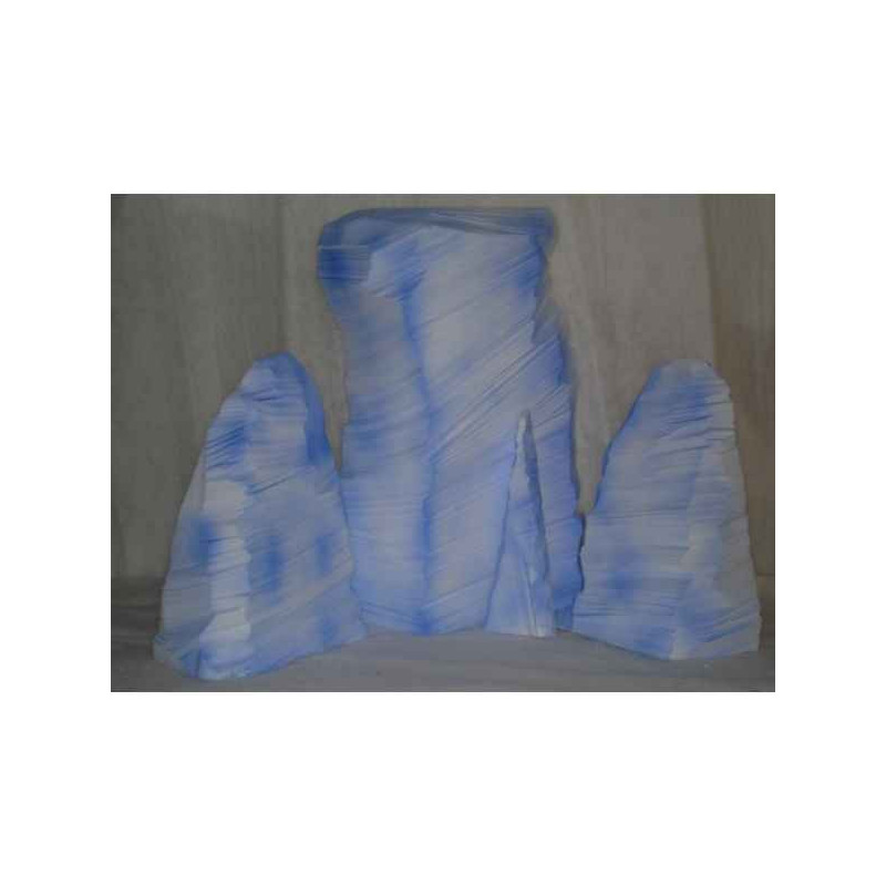 Décoration animaux Lot de 4 blocs de glace artificielle assortiment de différentes tailles -G4A