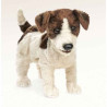 Animaux-Bois-Animaux-Bronzes propose Jack Russel Terrier marionnette 