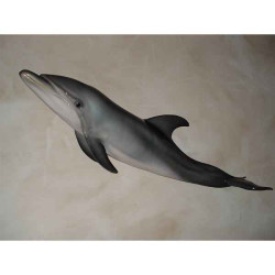 Animaux-Bois-Animaux-Bronzes propose Trophée mammifère marin  Grand dauphin -TRDF26