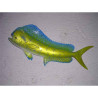 Animaux-Bois-Animaux-Bronzes propose Poisson Coryphène sculpture murale -MSR003