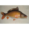 Animaux-Bois-Animaux-Bronzes propose Petite sculpture relief Carpe commune -PSR003