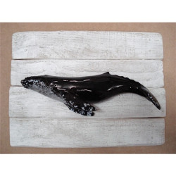 Animaux-Bois-Animaux-Bronzes propose Décors mammifère marin Baleine à bosses -CADR21